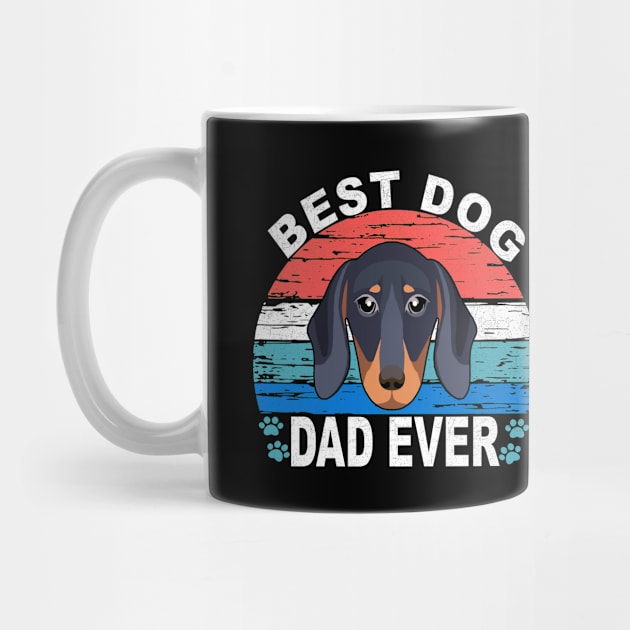 Best Dog Dad Ever - Dachshund by Drakes